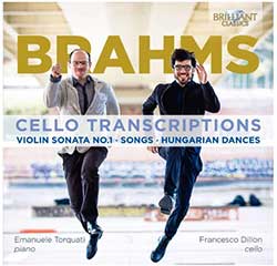 Johannes Brahms, Cello Transcriptions